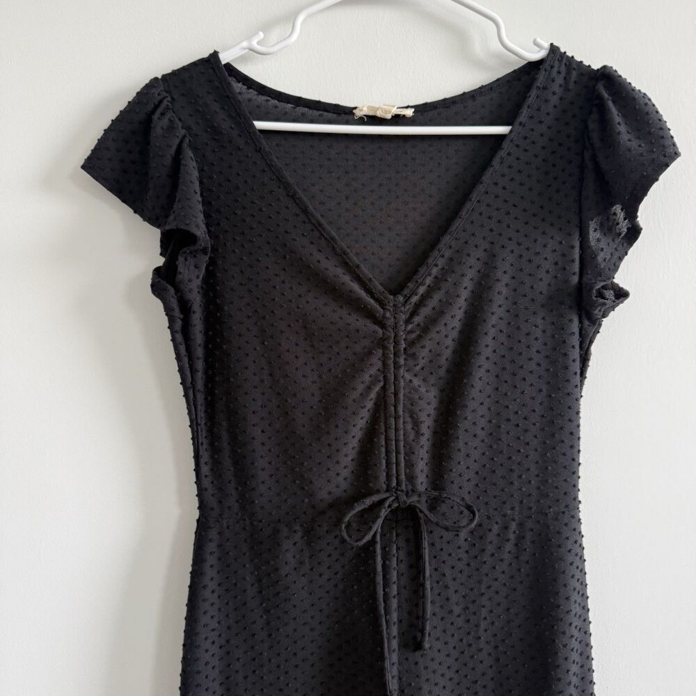 Rolla Coster Black Lightweight Jumpsuit Summer Minimalist Classic Stretch Medium - Picture 6 of 9